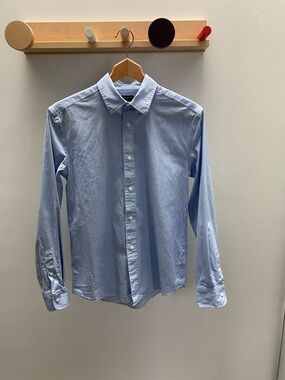 Crewcuts (J.Crew) Thompson Light Blue Button-Up Dress Shirt - Classic Collar